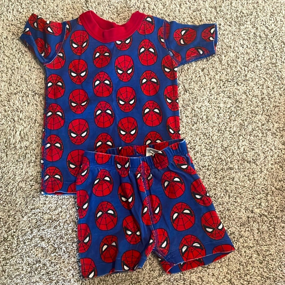 Hanna Andersson Sz 3 Spider-Man Pajamas Great Condition!